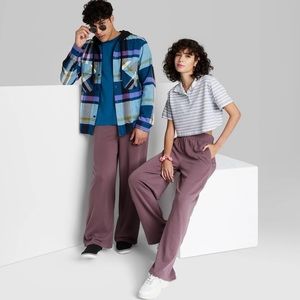 High-Rise Straight Leg Sweatpants - Wild Fable™- Mauve- Multiple Sizes